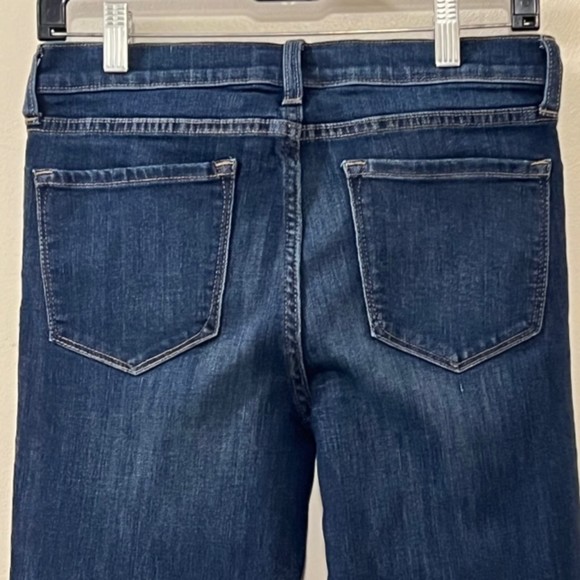 Banana Republic Womens Blue Dark Wash Skinny Fit Jeans Mid Rise Denim Sz 28/6 - Picture 4 of 12